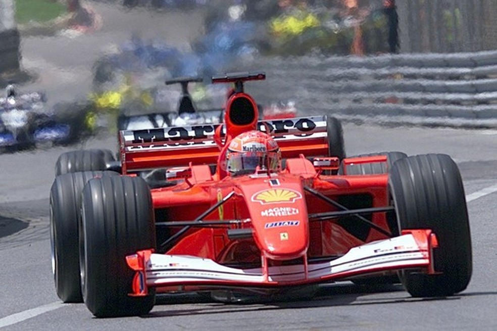 Ferrari de Schumacher é vendida por R$ 24,6 milhões em leilão nos EUA (Foto: Gero Breloer / DPA) — Foto: Auto Esporte