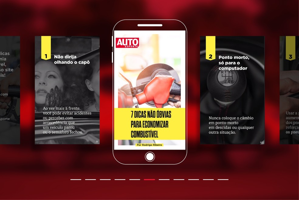 Google Stories - Combustível (Foto: Auto News Brasil) — Foto: Auto Esporte