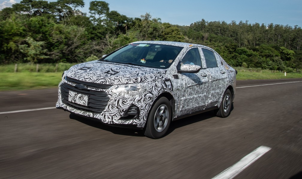 Futura geração do Prisma está em desenvolvimento no Brasil — Foto: Divulgação/Chevrolet