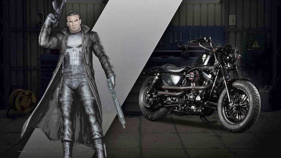 Punisher - Harley-Davidson Forty-Eight, a.k.a. Up-Front