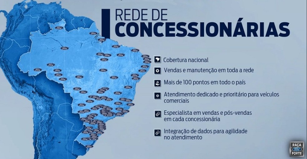 Nova Ford Transit terá assistência em todas as concessionárias da rede — Foto: Reprodução 