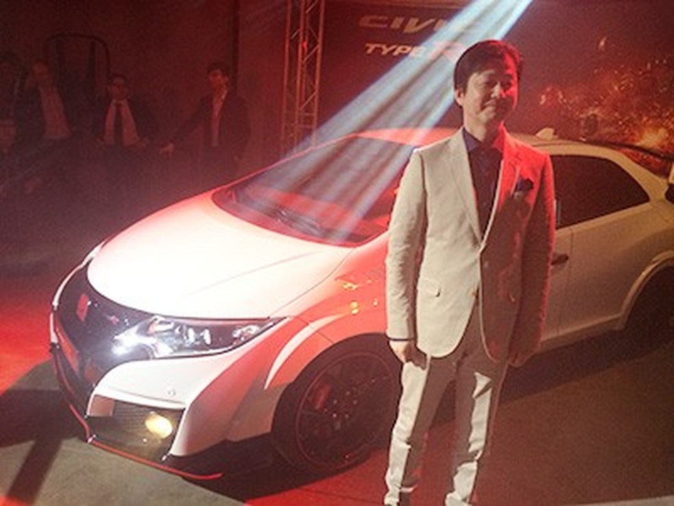 Hisayuki Yagi, líder de desenvolvimento do Civic Type R (Foto: Auto News Brasil) — Foto: Auto Esporte
