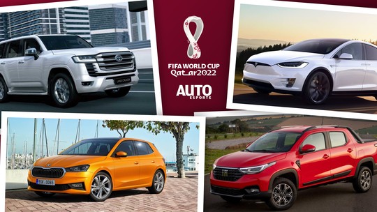 Quais são os carros mais vendidos nos países rivais do Brasil na Copa do Mundo 2022?