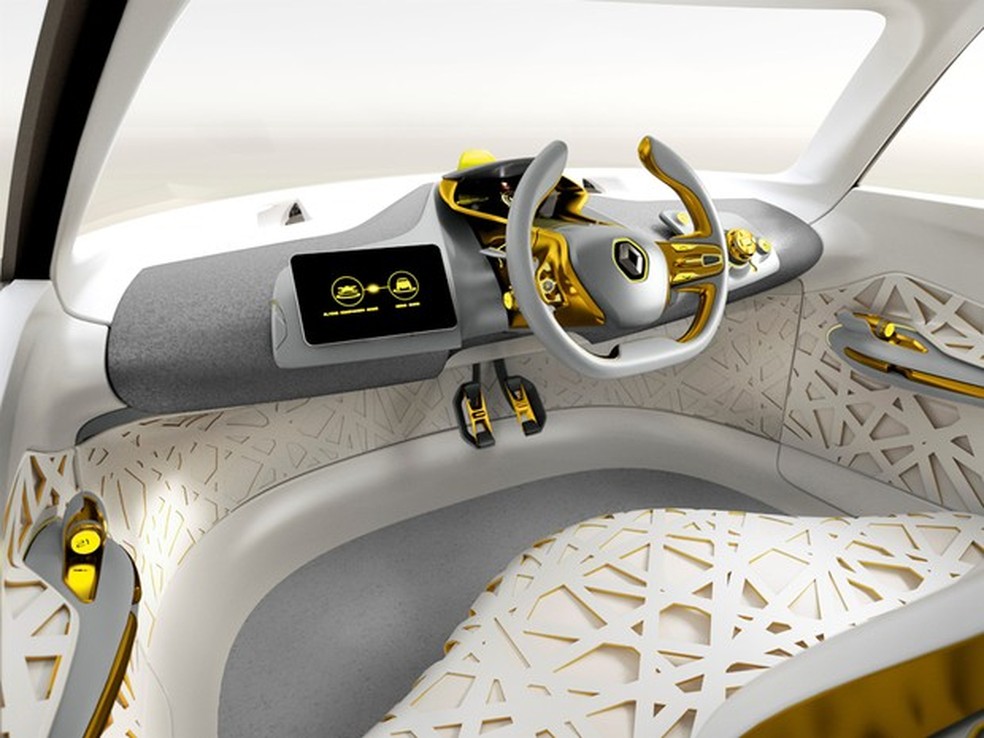 Interior Reunalt KWID (Foto: Divulgação) — Foto: Auto Esporte