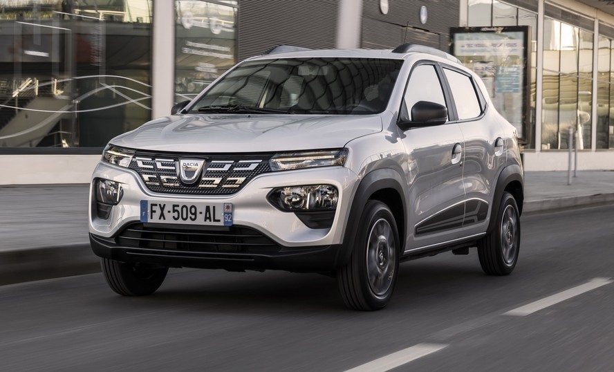 Dacia Spring 2022 Renault Kwid Elétrico Dianteira Movimento