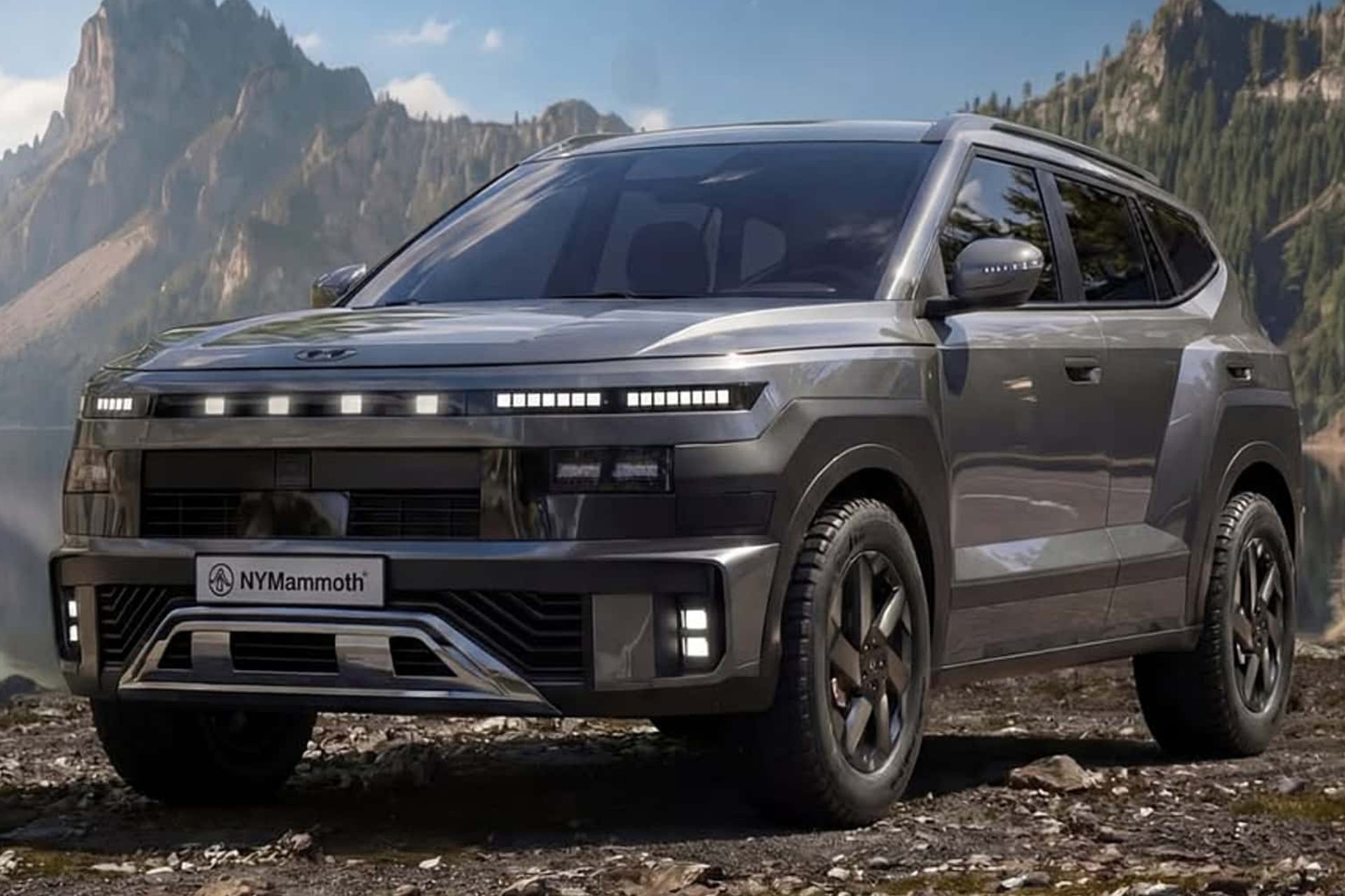 Carro da Hyundai em estrada representando lançamentos futuros