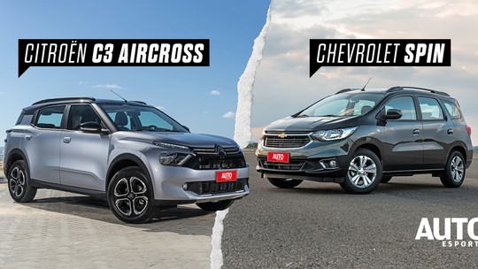 Citroën C3 Aircross x Chevrolet Spin: preços, motores, consumo e dimensões
