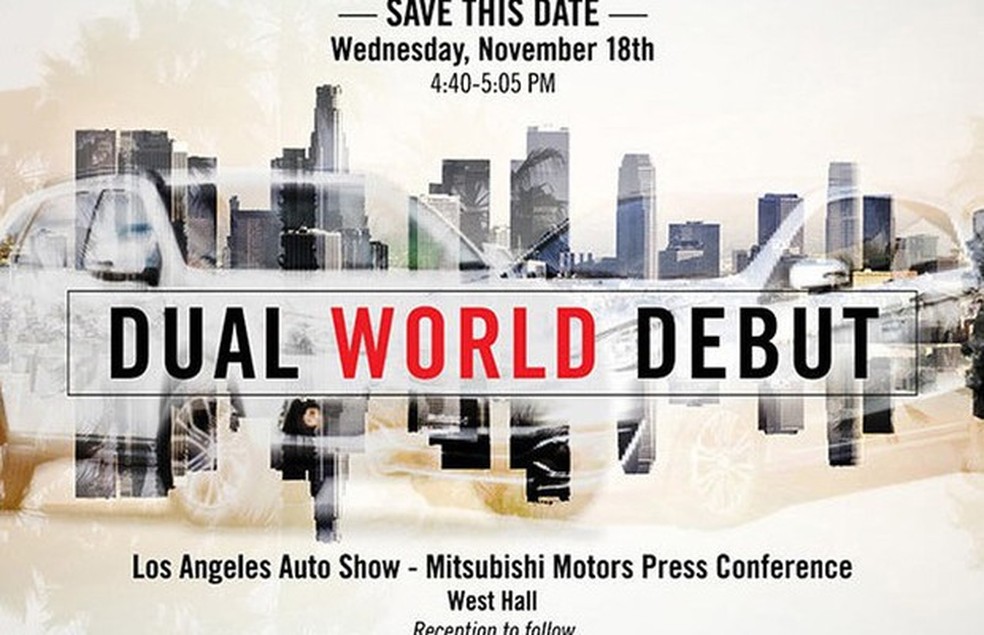 Mitsubishi anuncia duas estreias para Los Angeles (Foto: Divulgação) — Foto: Auto Esporte