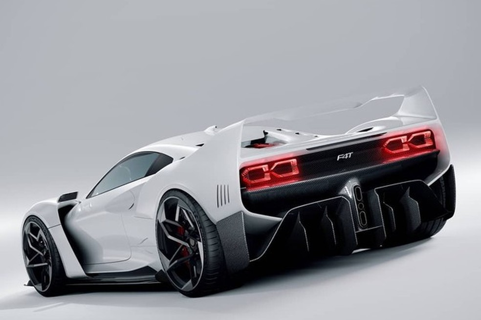 Designer da Lamborghini recria a icônica Ferrari F40 (Foto: Reprodução / Instagram) — Foto: Auto Esporte