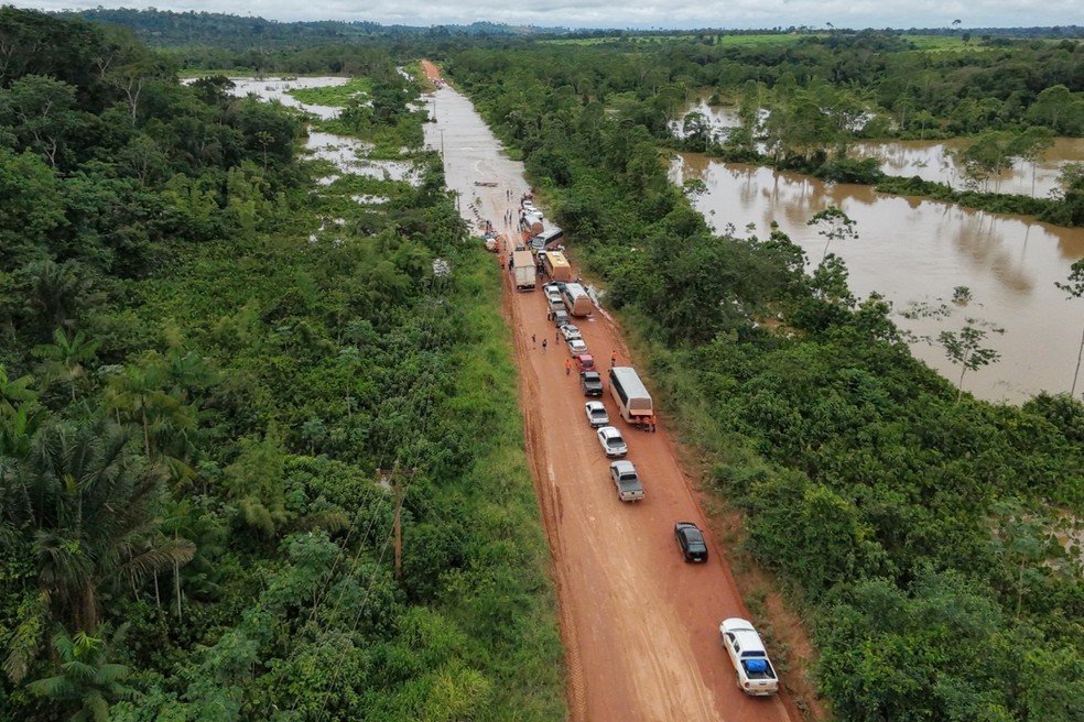 Inverno na Transamazônica atual principalmente no interior do estado do Pará  — Foto: Inverno na Transamazônica
