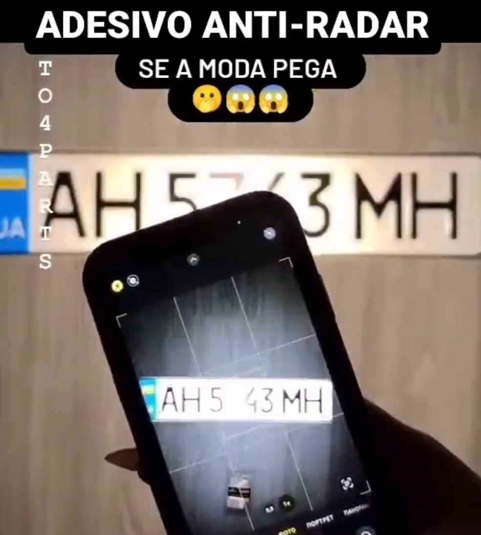 Páginas no TikTok vendem o adesivo ilegalmente — Foto: Reprodução/Tiktok