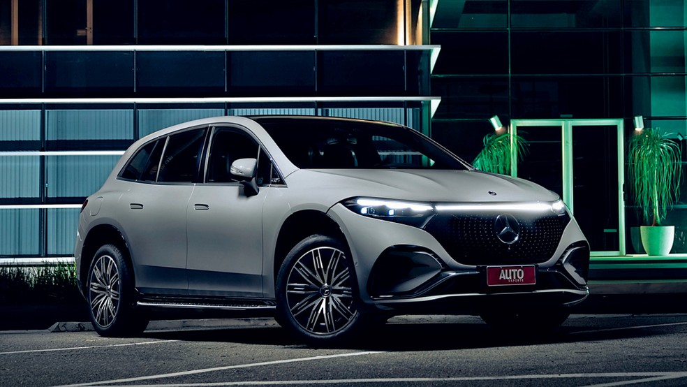 Mercedes-Benz EQS SUV é um SUV elétrico gigante de sete lugares — Foto: Fabio Aro