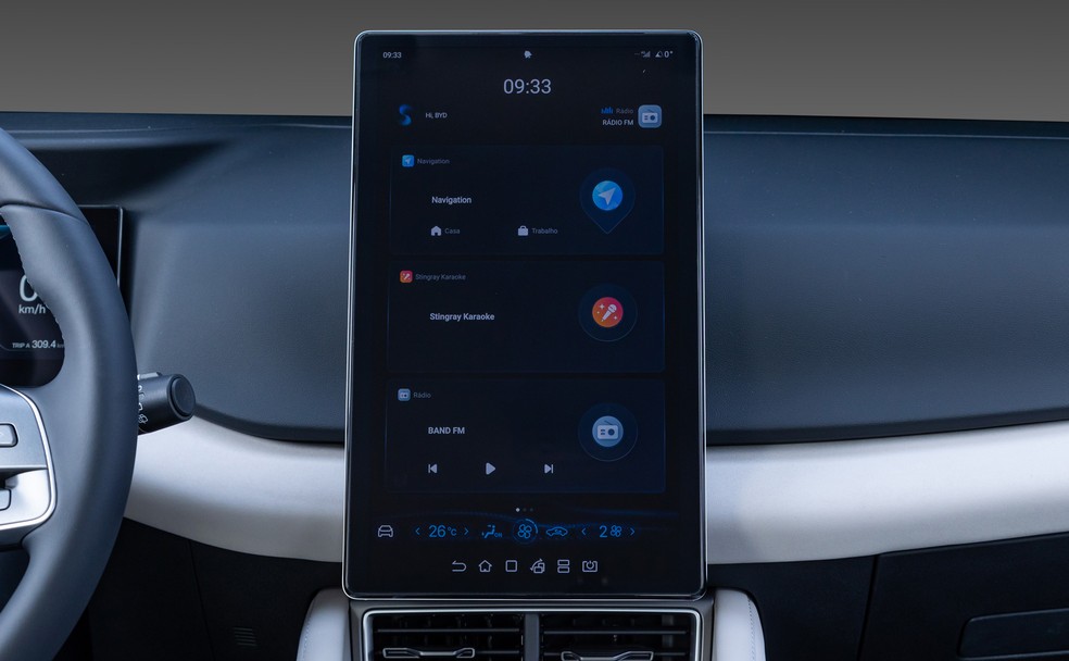Tela tem 12,8 polegadas &mdash; Foto: Divulga&ccedil;&atilde;o