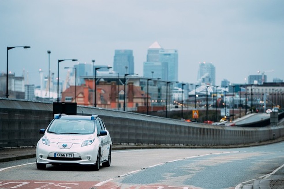 Nissan Leaf Autônomo (Foto: Divulgação) — Foto: Auto Esporte
