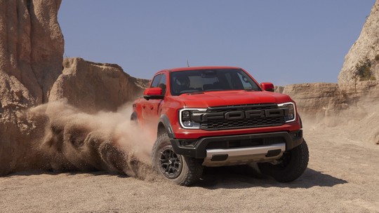 Com visual bruto, Ford Ranger Raptor é revelada com motor turbo V6 de quase 400 cv 