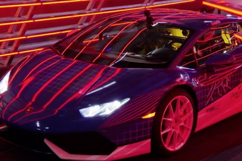 As gincanas de Hyperdrive incluem até supercarros (Foto: Divulgação) — Foto: Auto Esporte