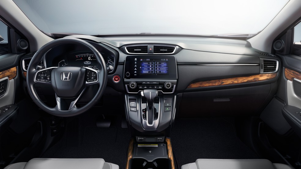 Honda CR-V 2021 - Cabine — Foto: Divulgação