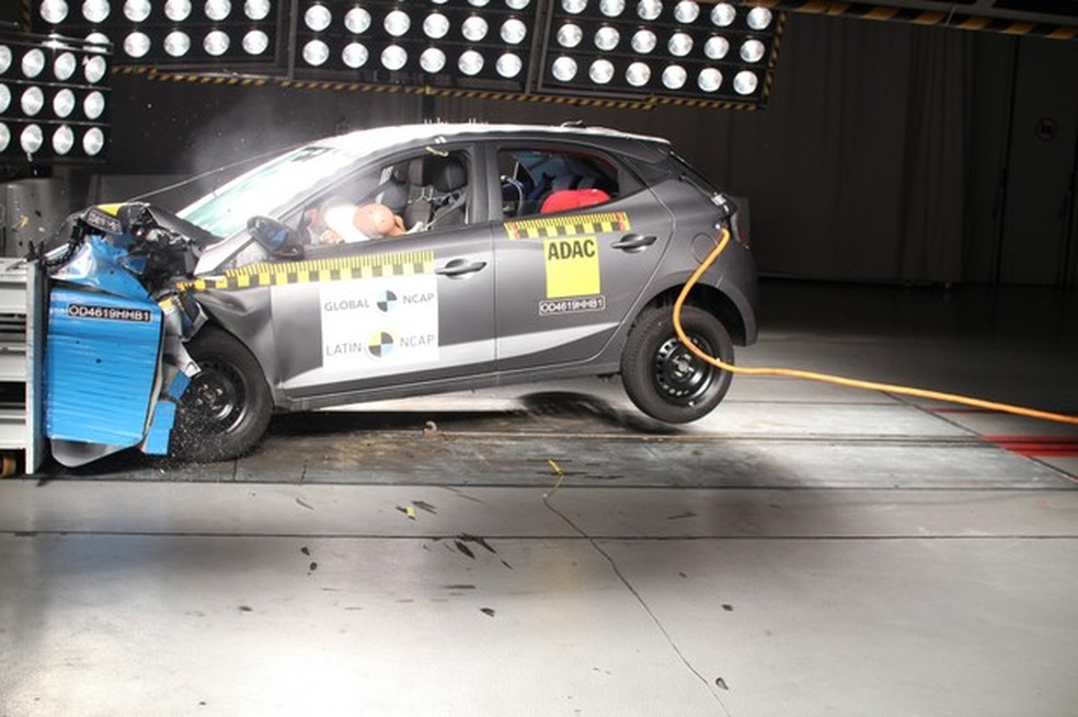 Novo Hyundai HB20 decepciona em teste de colisão do Latin NCAP (Foto: Divulgação) — Foto: Auto Esporte