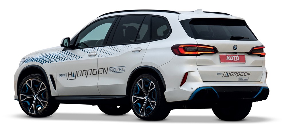 BMW iX5 é embaixador na tecnologia de motores movidos à hidrogênio  — Foto: Divulgação