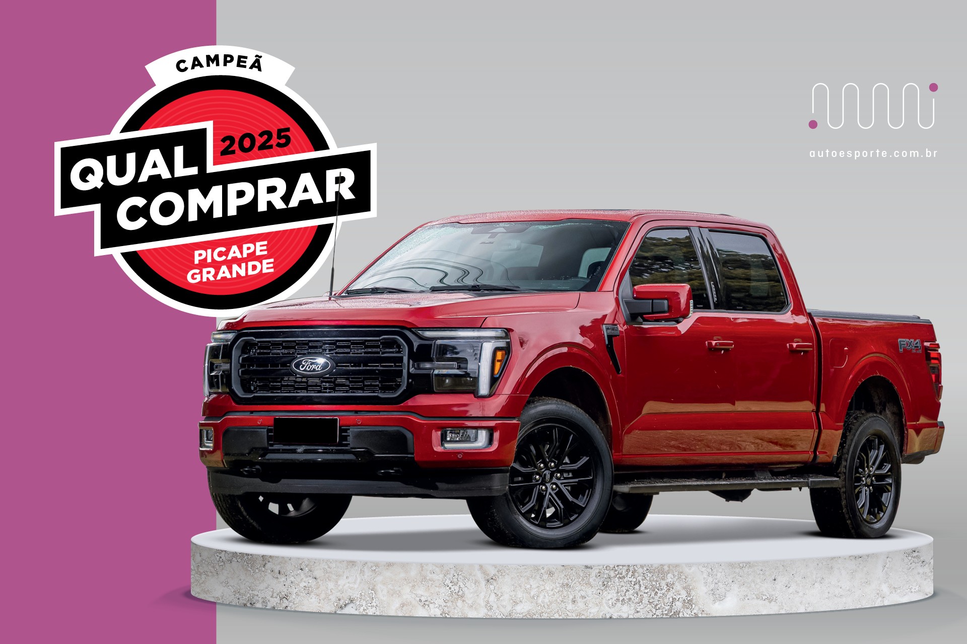 Ford F-150 é a picape grande de melhor custo no Brasil em 2025