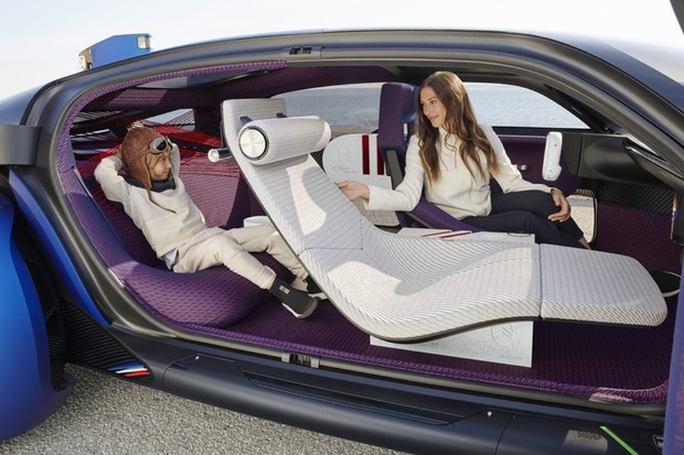 Três tipos de assento no interior acomodam os passageiros (Foto: Divulgação) — Foto: Auto Esporte
