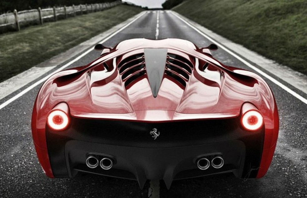 Estúdio de design holandês cria versão extrema da Ferrari 458 Italia (Foto: Divulgação) — Foto: Auto Esporte
