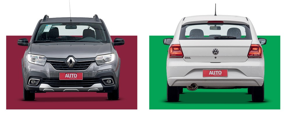 Copa 1.0 - Renault Stepway v.s. Volkswagen Gol — Foto: Bruno Guerreiro