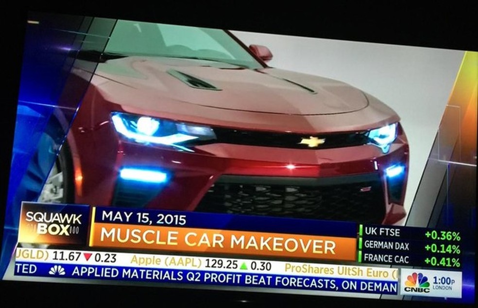 Chevrolet Camaro 2016 - CNBC (Foto: Divulgação) — Foto: Auto Esporte