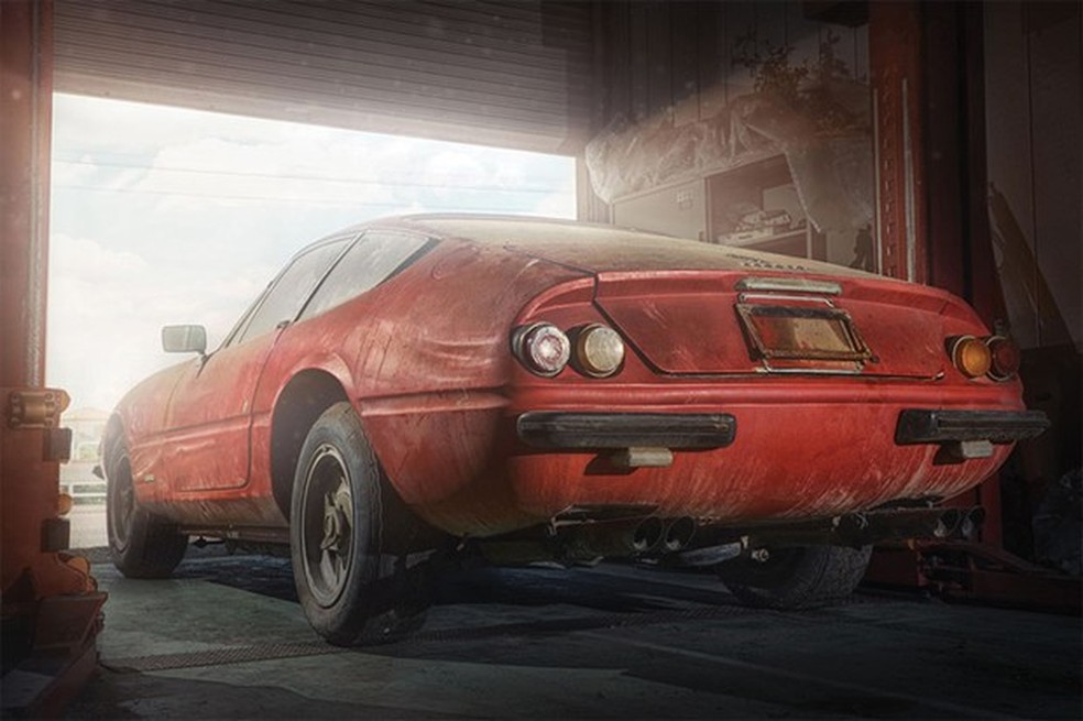 A traseira curta virou inspiração para vários modelos futuros da Ferrari (Foto: Divulgação) — Foto: Auto Esporte