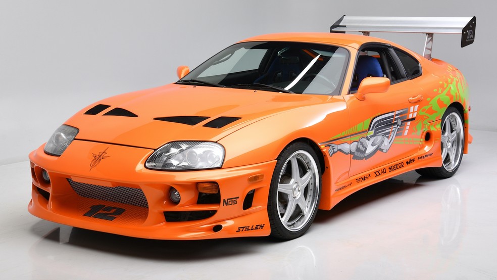 Toyota Supra de Paul Walker foi leiloado — Foto: Divulgação