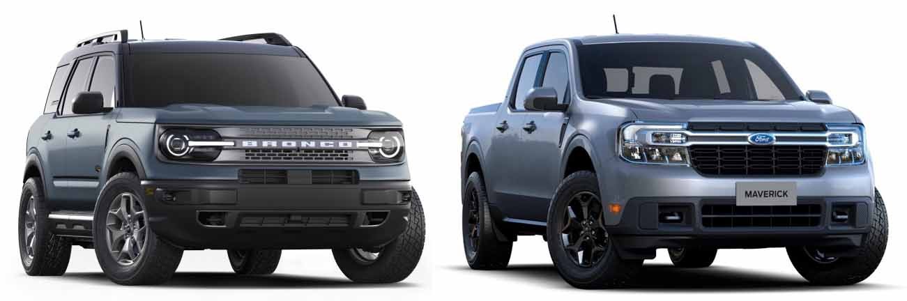 RECALL: Ford Bronco Sport modelos 2021 a 2024 e Ford Maverick modelo 2022