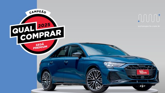 Audi A3 é o sedã premium de melhor custo no Brasil em 2025