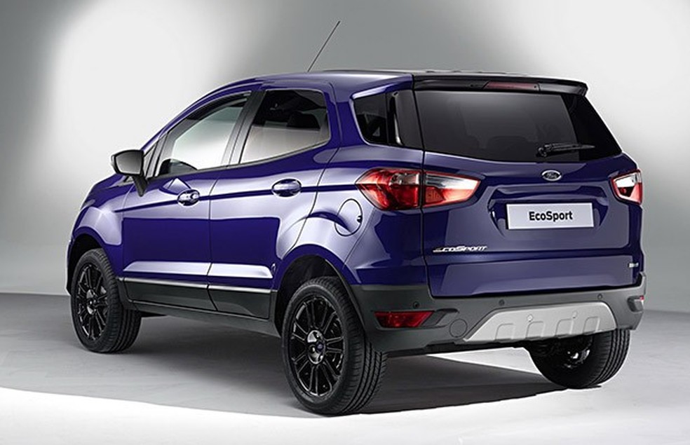 Ford EcoSport europeu tem diesel, mas não conta com estepe traseiro (Foto: Divulgação) — Foto: Auto Esporte