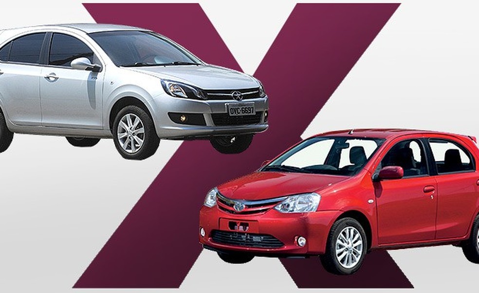 JAC J3S vs Toyota Etios: qual comprar? (Foto: Auto News Brasil) — Foto: Auto Esporte