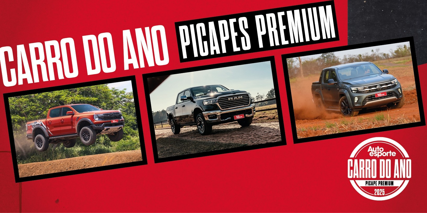 Carro do Ano 2025: veja as picapes premium finalistas acima de R$ 300 mil