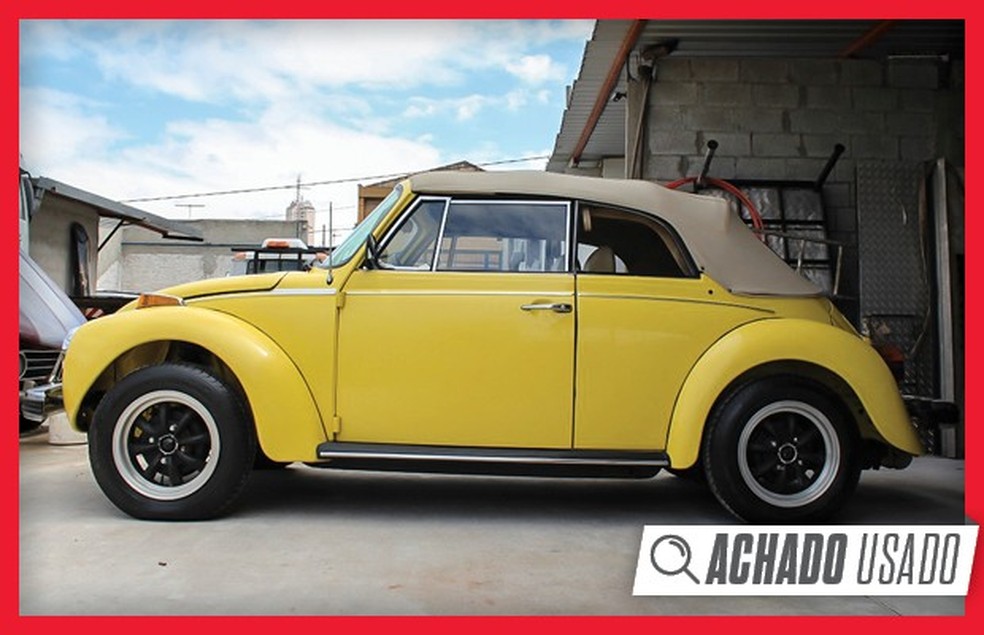Achado usado: encontramos um VW Fusca conversível alemão