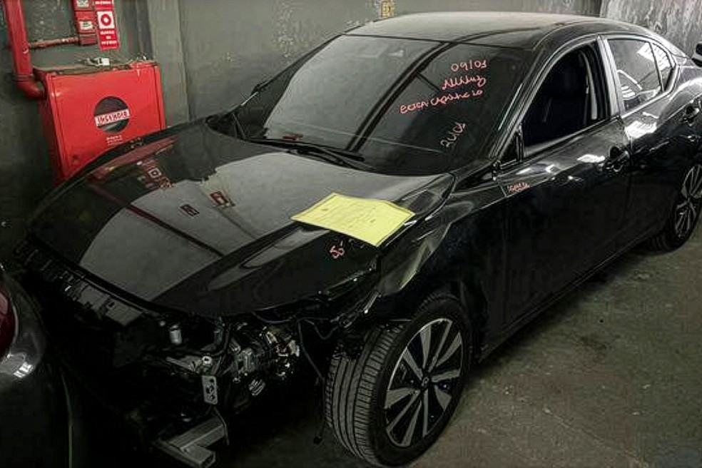 Nissan Sentra de cliente está parado desde o final de 2025 — Foto: Acervo Pessoal