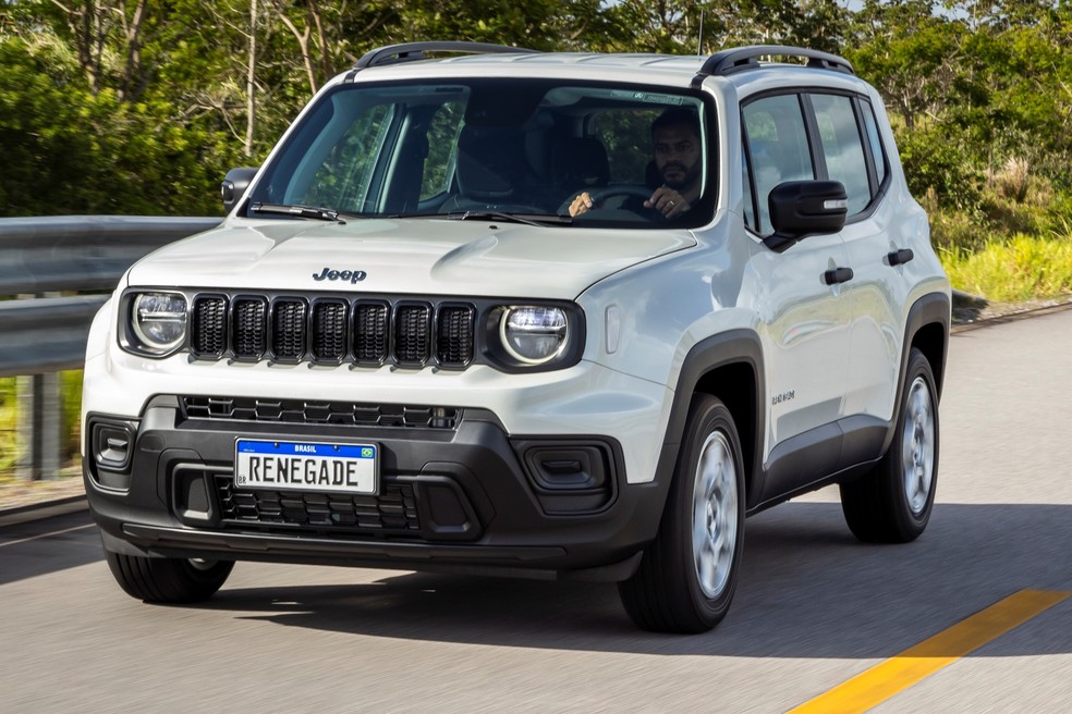 Jeep Renegade é conhecido pela qualidade construção e, a depender da versão, pelo baixo índice de desvalorização — Foto: Divulgação/Jeep