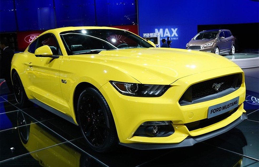 Ford Mustang 2015 no Salão de Paris (Foto: Newspress) — Foto: Auto Esporte