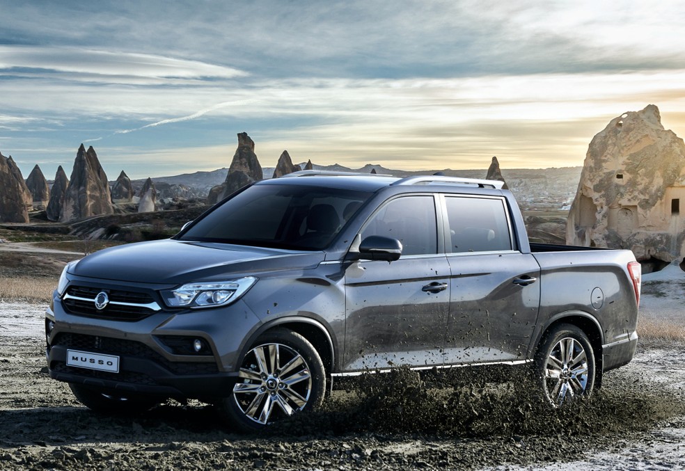 SsangYong Musso — Foto: Divulgação/SsangYong