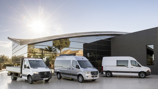 Mercedes-Benz Sprinter ganha nova geração e terá versão elétrica em 2019