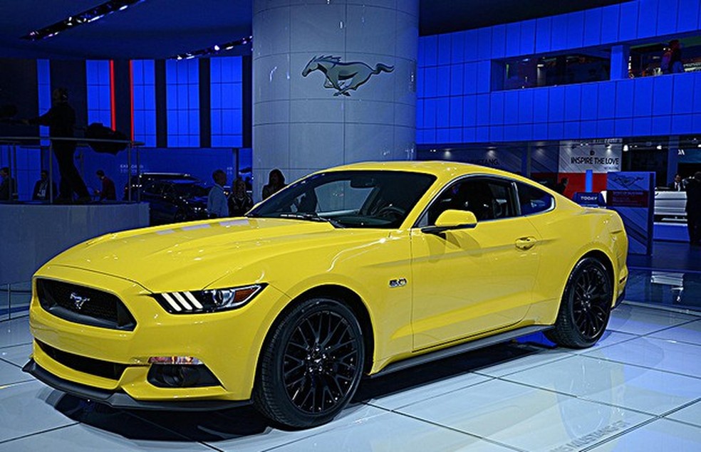 Ford Mustang GT no Salão de Detroit 2014 (Foto: Newspress) — Foto: Auto Esporte