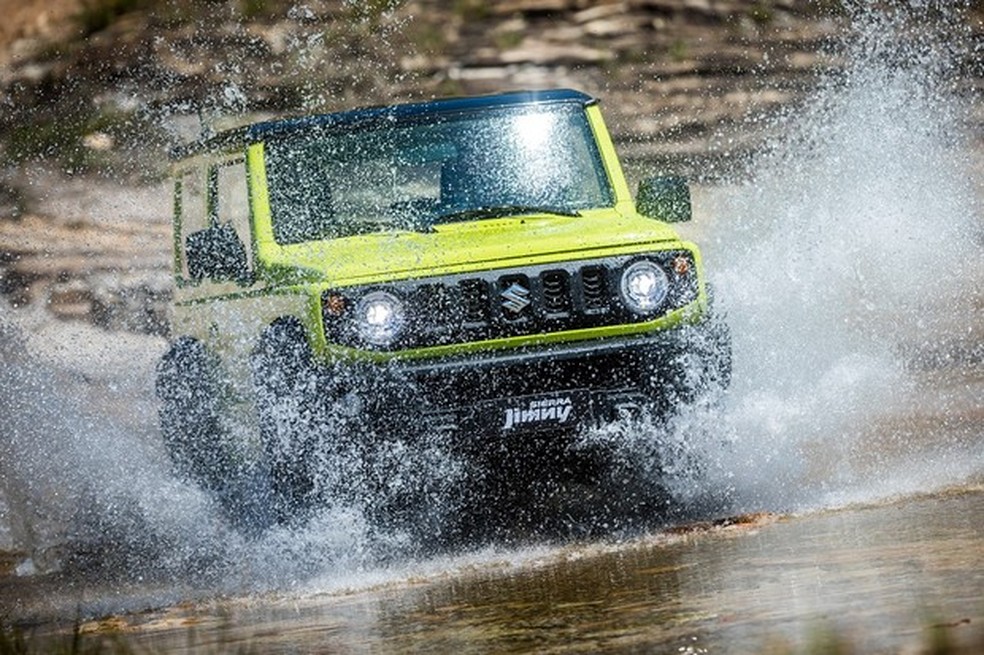 O Jimny Sierra começa a ser vendido este mês. Preço chega a R$ 123 mil (Foto: Divulgação) — Foto: Auto Esporte