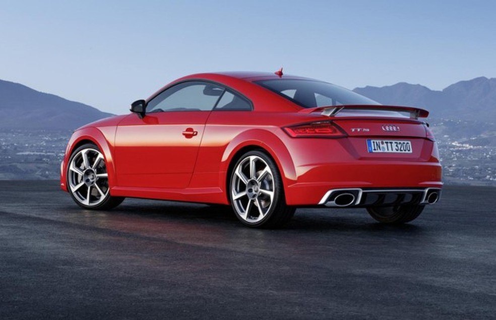 Traseira do Audi TT RS 2017 (Foto: Divulgação) — Foto: Auto Esporte