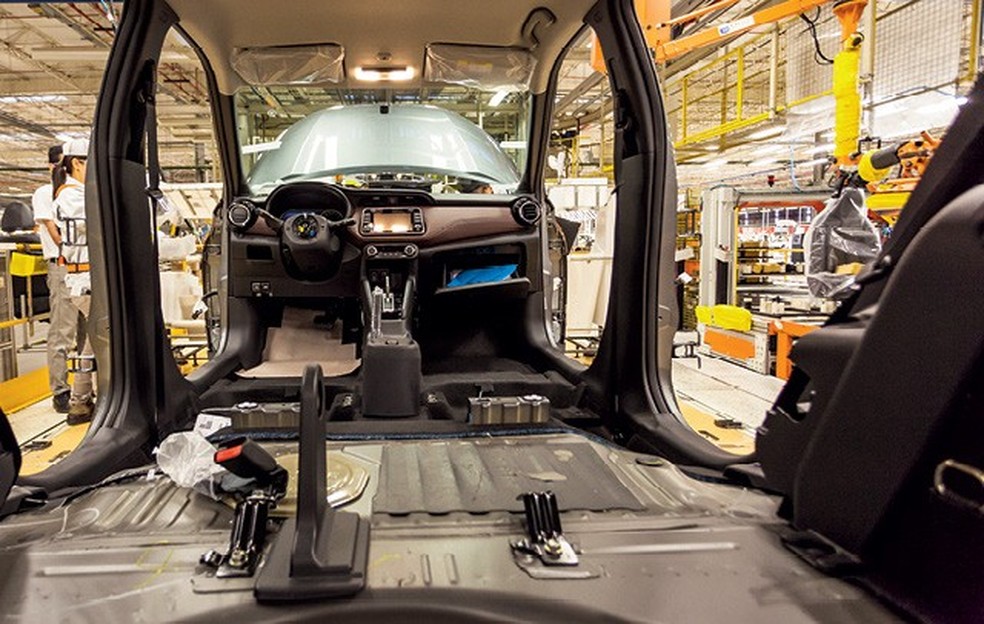 Nissan Kicks produzido em Resende, no RJ. Se fosse mexicano, custaria menos (Foto: Felipe Gombossy) — Foto: Auto Esporte