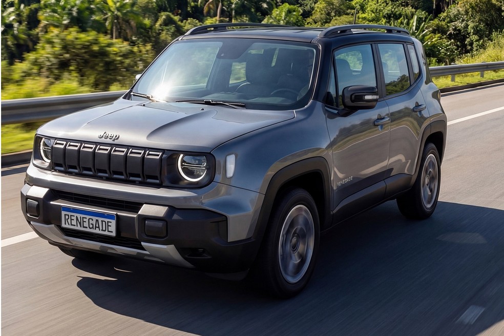 Veja os resultados de consumo de cada versão do Jeep Renegade. Neste comparativo, desconsideramos o 4x4 — Foto: Divulgação