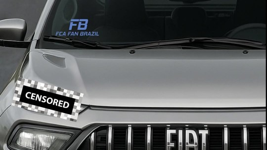 Vazou! Fiat Toro 2026 terá grade 'Maserati' e freio de mão eletrônico