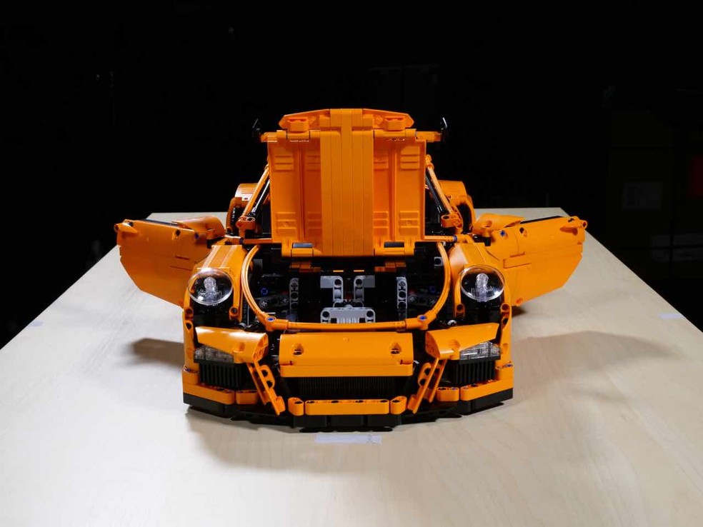 Porsche 911 GT3 RS de Lego — Foto: Divulgação