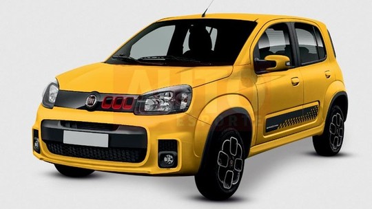 Fiat Uno Sporting terá start-stop, câmbio automatizado e central multimídia