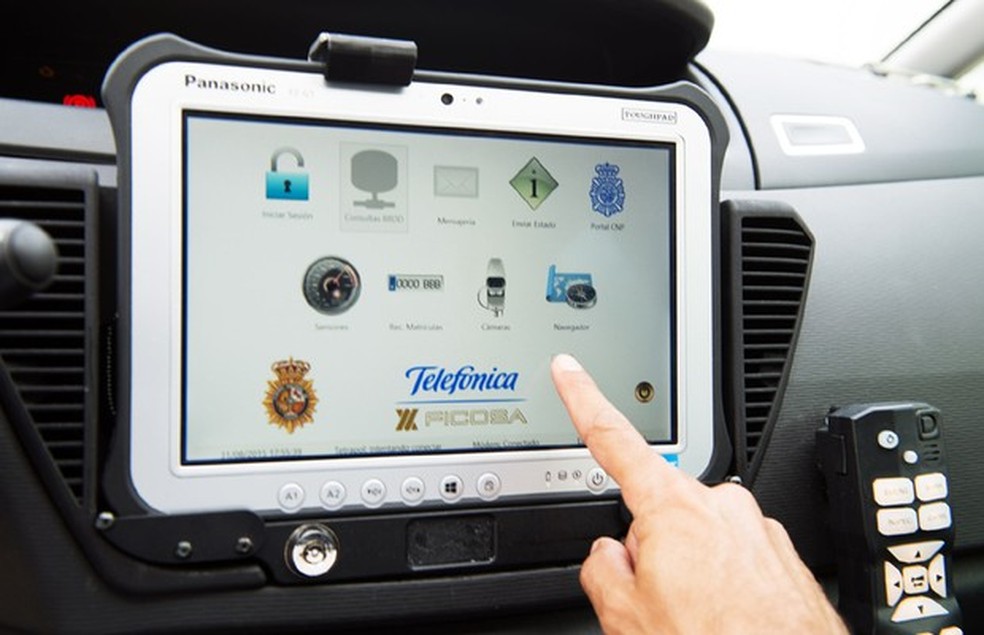 Ficosa apresenta carro policial conectado (Foto: Divulgação) — Foto: Auto Esporte